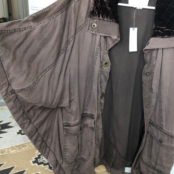 Hei Hei Anthropologie jacket taupe - Picture 3 of 6